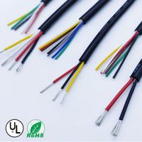 2 UL2464 5/10/20M สายเคเบิลมีเปลือก2/3/4/5/6/7/8/9/10 Core ลวดเสียงอิเล็กทรอนิกส์ทำจากทองแดงชุบดีบุกสำหรับสายกล้องไฟเวทีลำโพง