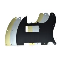 KR- 8 Hole Metal Aluminum Anodized Tele Humbucker Pickguard TL Scratch Plate Fits American/Mexican TL for Fender