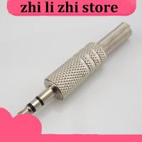 zhilizhi Store 3.5mm Stereo 2 Ring 3 Poles Jack Plug 3.5mm Female audio connector Cable Solder Adapter Terminal with Spring Metal