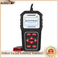 【MotorrTop】ใหม่ KONNWEI KW818สากลรถ OBDII เครื่องมือสแกนเนอร์เครื่องอ่านรหัสอัตโนมัติ KW808 KW820รุ่นอัพเกรดบลูทูธอัพเกรดสนับสนุนออนไลน์เข้ากันได้กับทุก1996และยานพาหนะใหม่กว่า