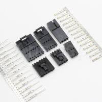 【CW】 50Sets Dupont MX2.54mm wire to type Male/Female Housing Terminals 2P 4P 5P-10Pin With Buckle Row