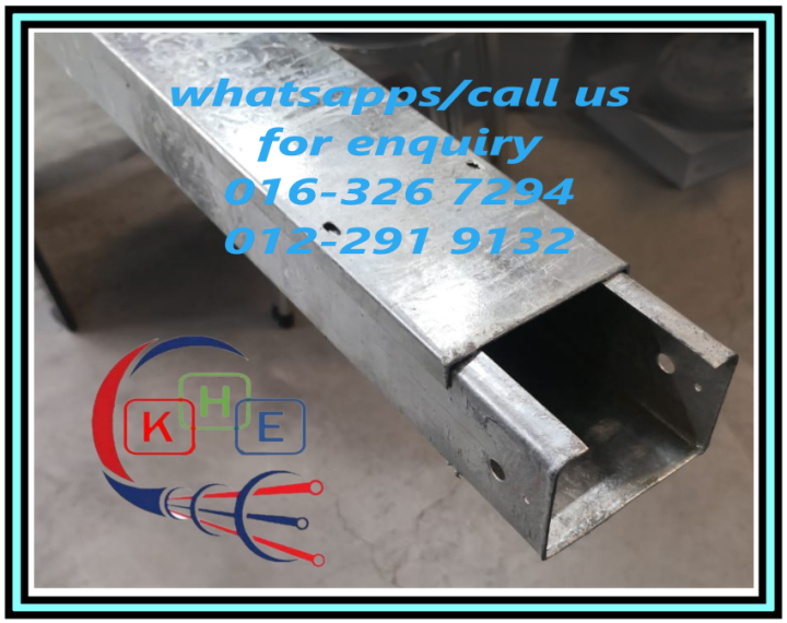 2"x3" METAL TRUNKING HDG (HOT DIPPED GALVANIZED) Lazada