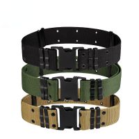 5.5cm Outdoor Sports Nylon Belt for Mens Students Tactical Braided Belt for Men Youth Solid Color Waistband Belts