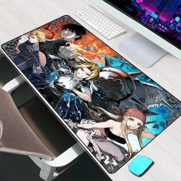 fullmetal-alchemist-mouse-pad-large-gaming-accessories-mouse-mat-keyboard-mat-desk-pad-computer-mousepad-gamer-laptop-mausepad