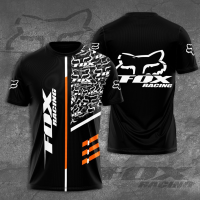 T-shirt With 3D Print Casual Breathable T-shirts New Fashion F-o-x Racing 3D{trading up}