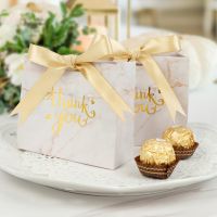 【YF】☒✁  Ourwarm 25Pack Wedding Favor Decoration Marble Thank You Guests Baby Shower Birthday Supplies