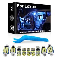 (Premium car)รถ Canbus ภายในหลอดไฟ LED สำหรับ Lexus RX300 RX330 RX350 RX400h RX270 RX450h AL10โคมไฟในร่มชิ้นส่วนรถยนต์อุปกรณ์เสริม