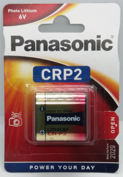 Panasonic CYLINDRICAL LITHIUM CRP2 CR-P2 6V Battery | Lazada