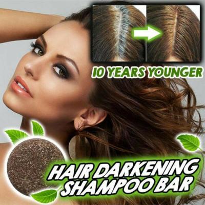 1Pcs Hair Darkening Shampoo Bar Polygonum Essence Organic Care Repair Hair Conditioner And Hair Moisturize Hair Damaged Soap Z7J6