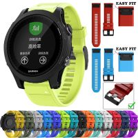 【CW】 Silicone Smart Watch Band Straps For Garmin Fenix 7 7X 7S 6 6S 6X Pro 5X 5 5S 3HR 935 945 Epix Gen 2 MK1 Quick Release Bracelets