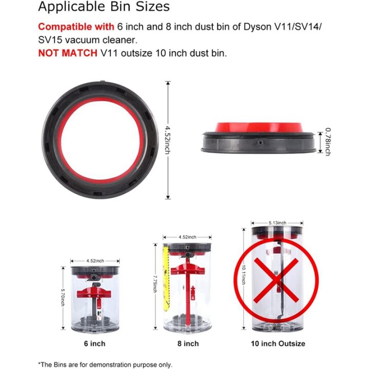 for-dyson-v11-sv14-sv15-vacuum-cleaner-dust-bin-top-fixed-sealing-ring-replacement-attachment-spare-part-new-accessories