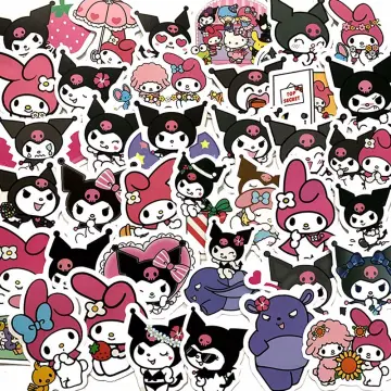 Cartoon Stickers Kuromi Kuromi Graffiti Sticker Cell Phone Water