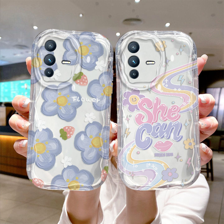 เคสโทรศัพท์-vivo-v23-5g-เคส-phone-case-เคสลายการ์ตูนกราฟฟิตีสีสันสดใส-vivov23-5g-ใสป้องกันการตกทั้งหมดป้องกันเลนส์กรอบด้านหลังซิลิโคนนิ่ม2023