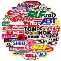 ☄✙▦ 50pcs Racing Car Modification JDM Stickers Decals Graffiti DIY Motorcycle Helmet Laptop Waterproof Kids Sticker Packs