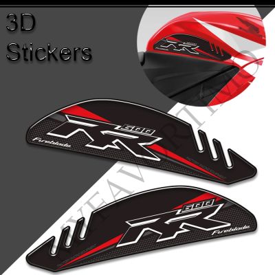 Tank Pad Protection Grips Stickers Decals Knee HRC Fireblade For Honda CBR 600RR CBR600RR 2007 2008 2009 2010 2011 2012
