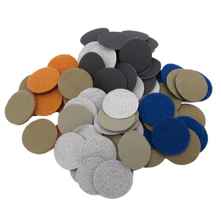 100pcs-sandpaper-1inch-25mm-sanding-discs-silicon-carbide-60-10000-grits-hook-and-loop-for-polishing-amp-grinding-cleaning-tools