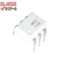 ；‘【；- 10PCS White 4N25 In-Line DIP6 Optocoupler Transistor Output Generation EL4N25