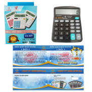 Máy Tính Cầm Tay Gstar GS837 Pin Năng Lượng Mặt Trời  Giao màu ngẫu nhiên