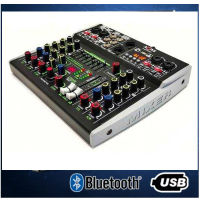 Mixer A-ONE มิกเซอร์ เอฟเฟคแท้ DSP ฟังก์ชั่นครบ 4/6 แชลแนล EQ 7 Band 24 Bit รุ่น 602 DSP เครื่องผสมสัญาณเสียง รองรับบลูทูธ ส่งฟรี!!.