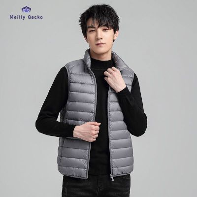 ZZOOI Meilly Gecko 2022 Trend Autumn And Winter Stand Collar Thin Keep Warm Cold Protection Male White Duck Down Down Jacket