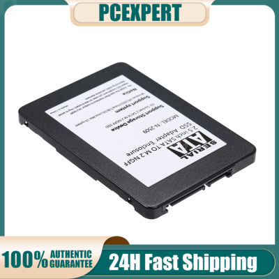 ลด 50% (พร้อมส่ง)PCER◆Black Metal SSD Enclosure M.2 NGFF SSD to 22Pin 2.5 2280 SATA Adapter Card 7mm Height(ขายดี)