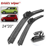 Ericks Wiper LHD Front Wiper Blades For KIA Soul MK1 MK2 2009 - 2019 Windshield Windscreen Front Window 24"+20"