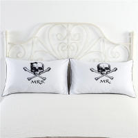 Double Bed Pillowcases Rectangle PC02 48*74cm Pillow Case Couple Wedding Bed Home Living Room Decorative Pillow Covers