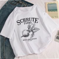 Schrute Farms T Shirt Women Print Kawaii Tshirt Women Scranton Pennsylvania Tops Korean Style Vogue Casual Short Sleeve Female Tshirt  1P9W