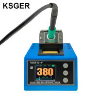 KSGER เครื่องมือเชื่อม500C 85W อุปกรณ์เชื่อมสายไฟ C210,ตัวควบคุมไฟฟ้า TFT สำหรับ JBC-210เคล็ดลับการนอนหลับอัตโนมัติความร้อนอย่างรวดเร็ว