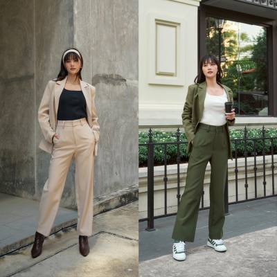 XOTH LABEL -  Formal pants กางเกงขายาวเก็บทรงเริ่ด ดีเทลแน่น