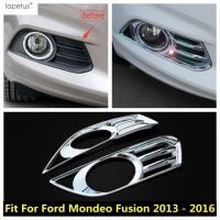 อุปกรณ์เสริมสำหรับ Ford Mondeo/Fusion 2013 2014 2015 2016ตกแต่งโคมไฟตัดหมอกหน้าไฟตัดหมอก2ชิ้น/เซ็ต