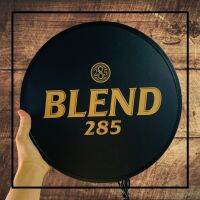 BLEND285 ป้ายไฟLED ป้ายไฟ กล่องไฟ ป้าย ด้านเดียว ติดผนัง พร้อมโลโก้ เบลน285 ขนาดเส้นผ่าศูนย์กลาง 30-40 ซม. lightbox one side diameter 30-40 cm.