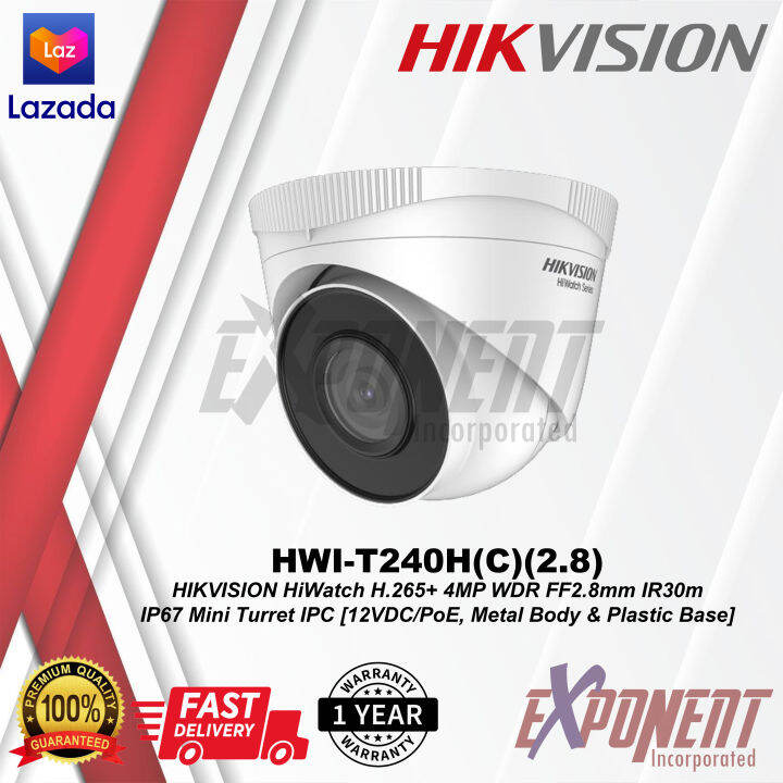 HWI-T240H(C)(2.8) - HIKVISION HiWatch H.265+ 4MP WDR FF2.8mm IR30m IP67 ...