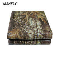 MENFLY Camouflage Tarp PE Tarpaulin Camping Tent Car Waterproof Outdoor Boat Awning Silicone Cloth Protection Cover Canvas