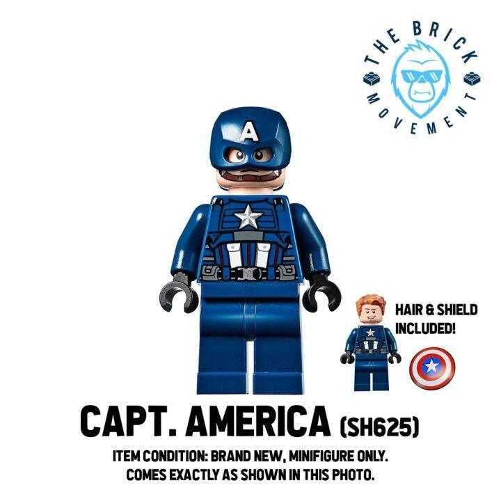 LEGO® MARVEL Captain America MinifiguretSn | Lazada PH