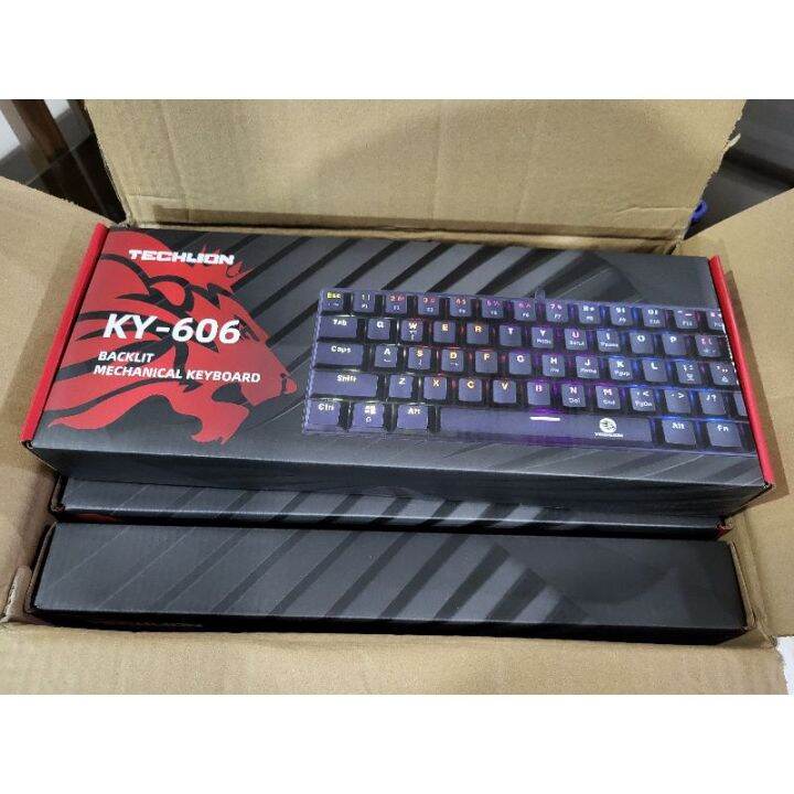 Techlion KY-606 61 Keys Backlit Mechanical Gaming Keyboard | Lazada PH