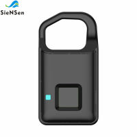 SieNSen Anti-Theft Security smart fingerprint Padlock Door Luggage Case Lock