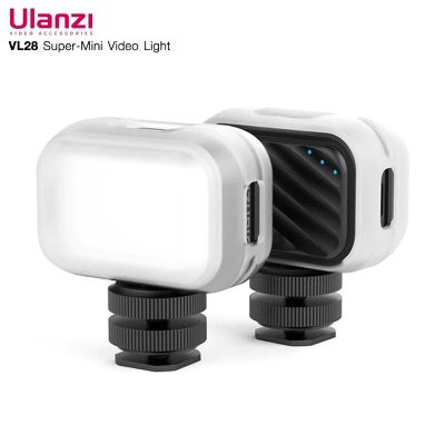 Ulanzi รุ่น VL28 Mini Light แสงไฟสีขาว 6500K สำหรับถ่ายรูป ไลฟ์สด ชาร์จได้