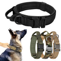 Tactical Dog Collar Military Adjustable Duarable Nylon German Shepard For Medium Large Walking Training  Accessories