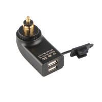 R1250GS ADV LC สำหรับ BMW R1200GS S1000XR F800GS F850GS Xr รถจักรยานยนต์ Dual USB Charger Power Adapter ไฟแช็ก Socket