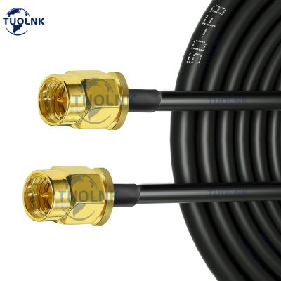 5D-FB Extension Cable SMA to SMA Male Connector Female Plug Coaxial Cable for CDMA GSM 3G 4G LTE WiFi Antenna RF Coax Cable 1M Electrical Connectors
