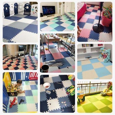 Foam Floor Mat Stitching Thickening Baby Crawling Mat Childrens Puzzle Crawling Mat Falling-Resistant Mat Large Area Floor Mat