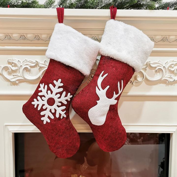 4pack-christmas-stockings-socks-gift-candy-bag-christmas-decorations-for-home-new-year-pocket-hanging-xmas-tree-ornament