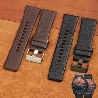 Original ✌☎▨ 22 24 26 28 30mm Cow Leather Watch Strap for Diesel Dz4323 1657 4318 DZ7312 DZ7257 Watchband Men and Women Watch Bracelet