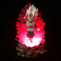 Hot Anime Figure Goku Super Saiyan Vegeta รุ่น Q สามารถ Light Up อะนิเมะ Hand Office รุ่นรถตกแต่งวันเกิด Gift