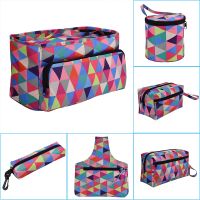 Portable Yarn Storage Bag Organizer with Divider for Crocheting Knitting Organization Portable Yarn Holder Tote for Travel