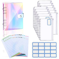 A6 Notebook Planner Organizer Binder Books Transparent Cash Money Envelopes System Budget Planning Program Diary School