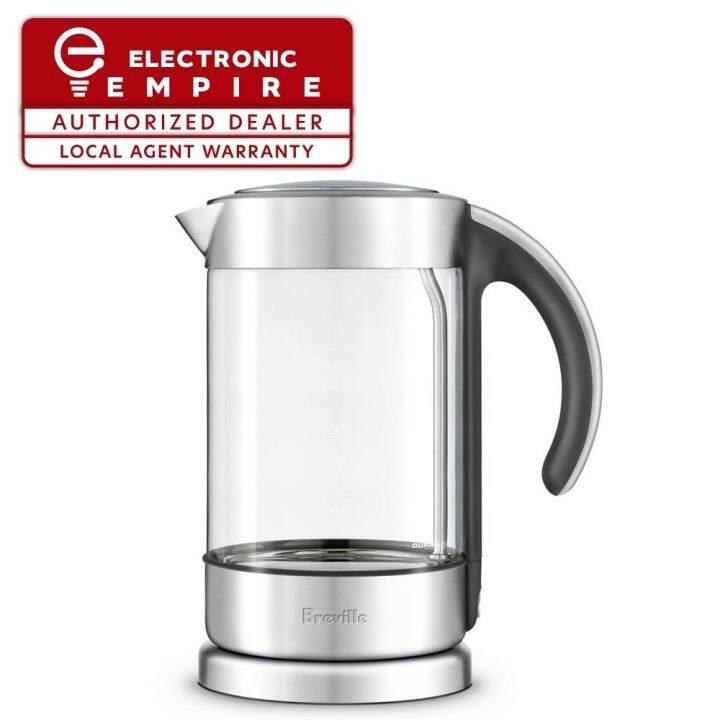 Breville BKE750 the Crystal Clear™ Glass Kettle 1.7L Lazada Singapore