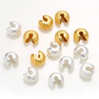 【YF】✹▣  Cooper Crimp Beads End Caps spot Cord String Positioning making supplies wholesale