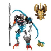 BIONICLE Skull Warrior Action ตัวเลขบล็อคก่อสร้างชุดของเล่นสำหรับเด็กคริสต์มาสของขวัญเด็กเข้ากันได้กับแบรนด์ที่สำคัญ103ชิ้น/เซ็ต